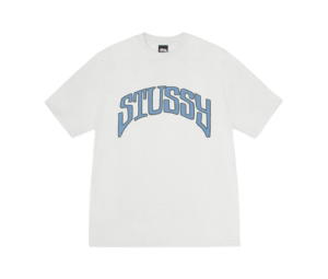 Buy Stussy Arched Tee Pigment Dyed Natural at Sasom – Authentic and Ready to Ship