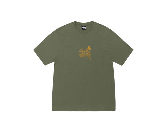 Stussy Stussy In Bloom Tee Olive - view 2