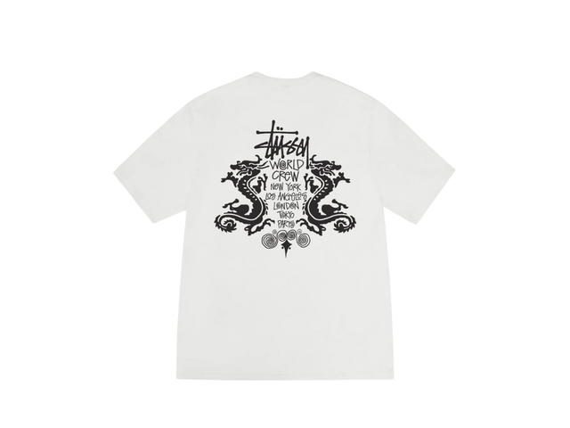 Stussy Stussy Double Dragon Tee Pigment Dyed Natural - view 1