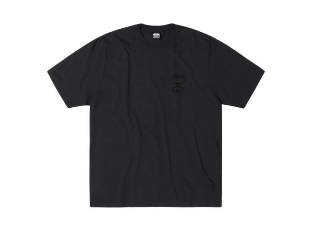 Stussy Stussy Stock Link Tee Pigment Dyed Faded Black - view 2