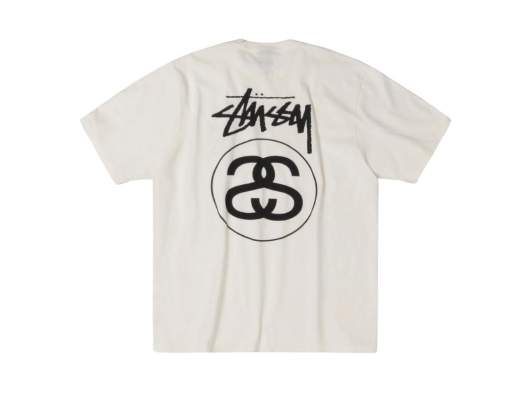 Stussy Stussy Stock Link Tee Pigment Dyed Natural