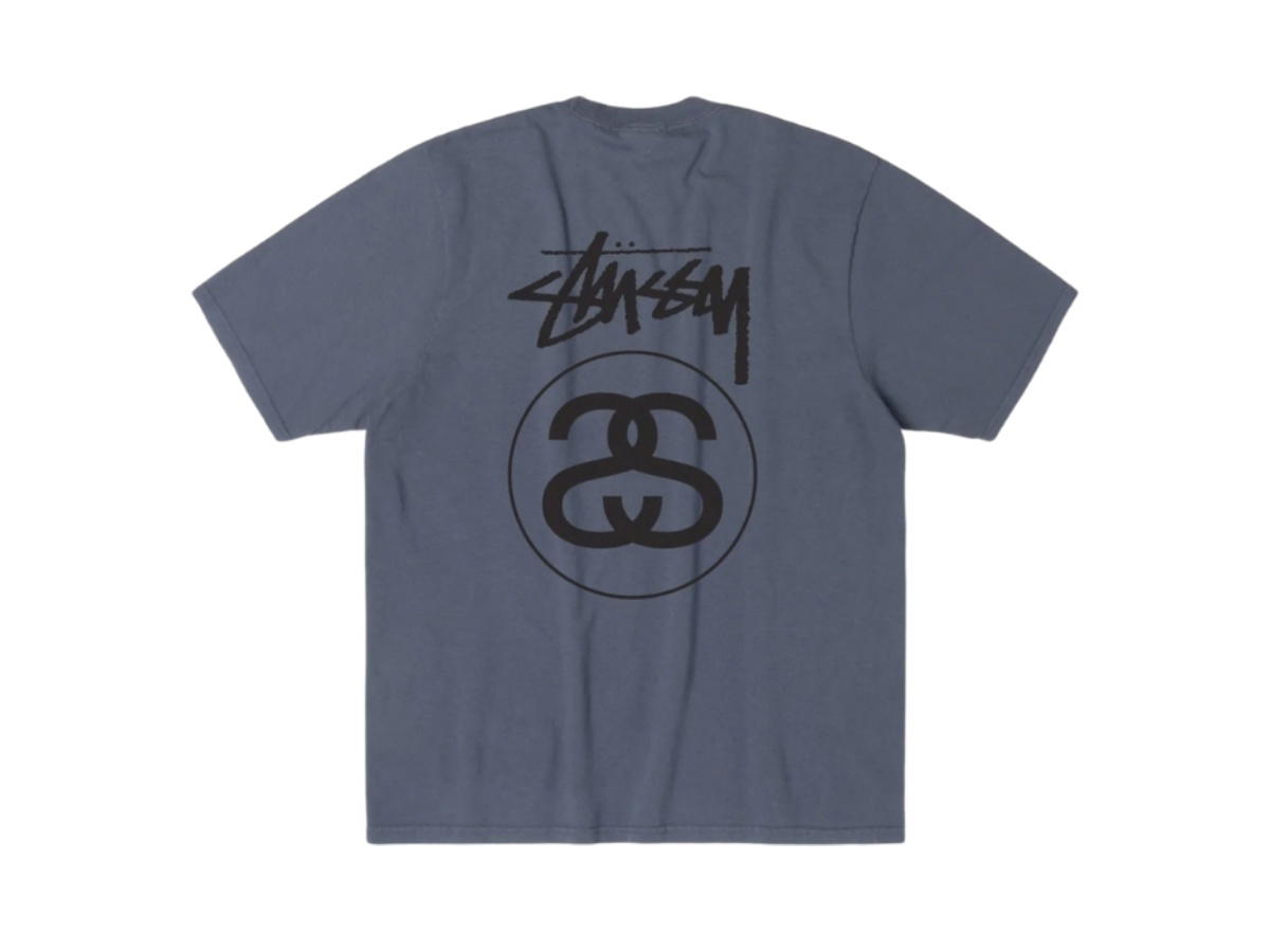 Stussy Stussy Stock Link Tee Pigment Dyed Navy