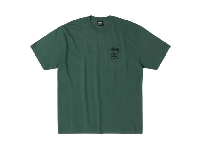 Stussy Stussy Stock Link Tee Pigment Dyed Pine - view 2