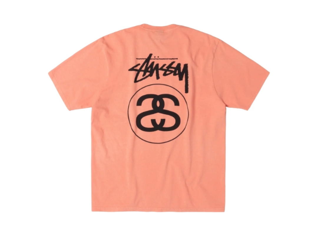Stussy Stussy Stock Link Tee Pigment Dyed Sherbert