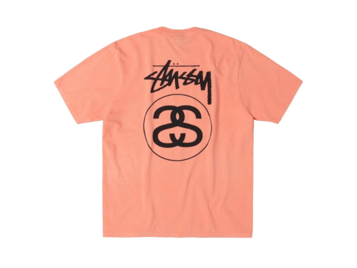 Stussy Stussy Stock Link Tee Pigment Dyed Sherbert