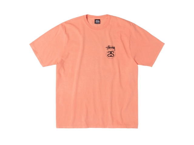 Stussy Stussy Stock Link Tee Pigment Dyed Sherbert - view 2