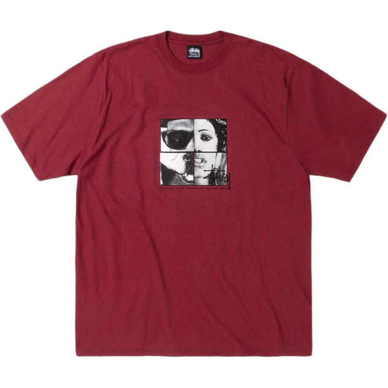 Stussy Stussy PERSONALITIES TEE - Grape Red