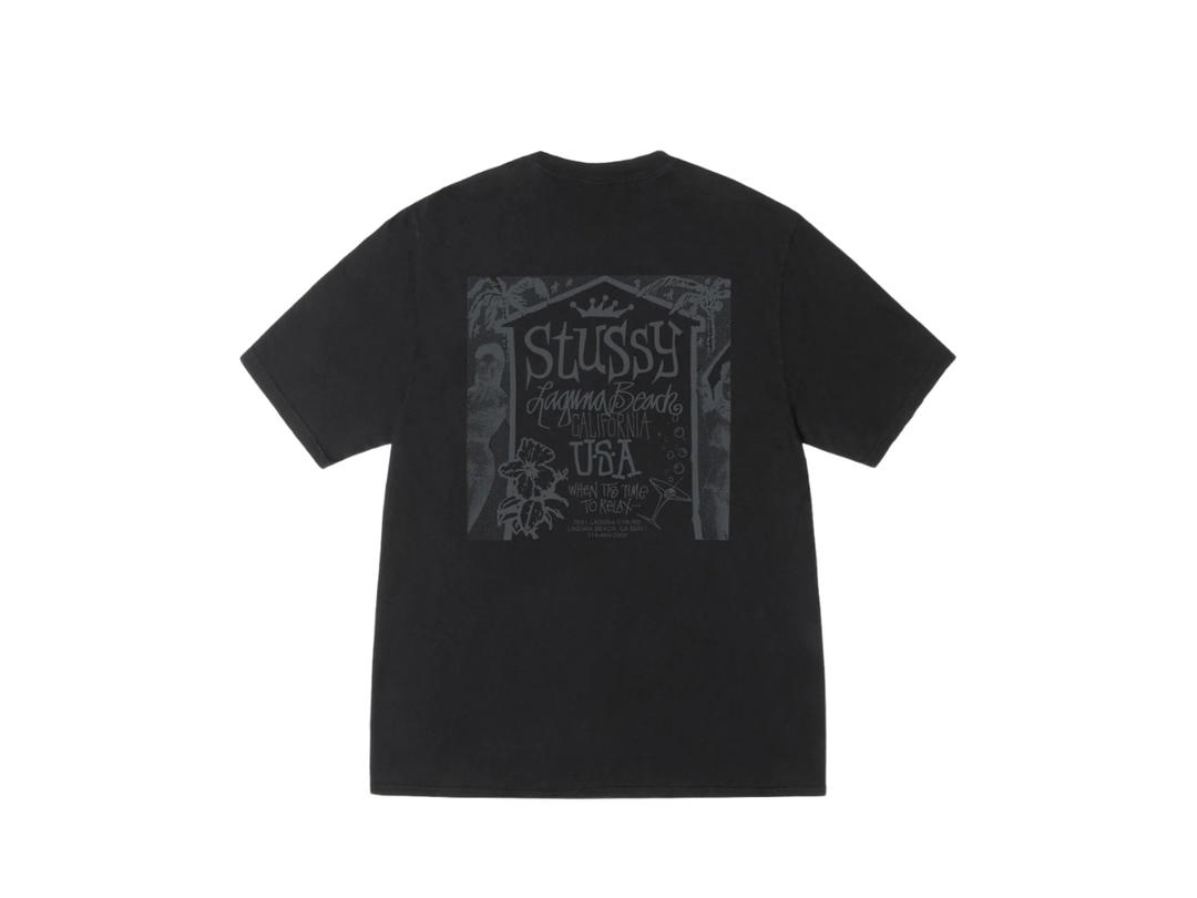 Stussy Stussy Beach House Tee Pigment Dyed Black