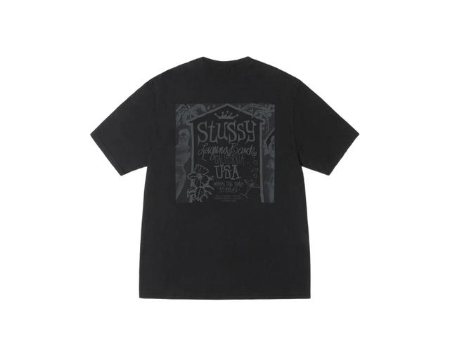 Stussy Stussy Beach House Tee Pigment Dyed Black - view 1