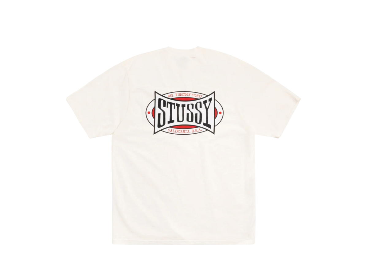 Stussy Stussy Champion Oval Tee Pigment Dyed Natural