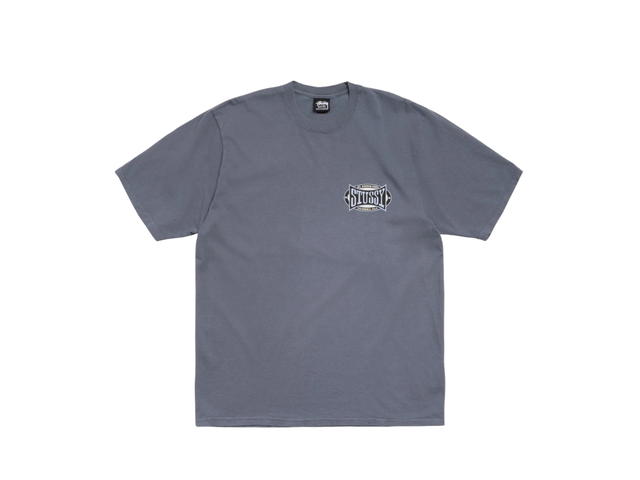 Stussy Stussy Champion Oval Tee Pigment Dyed Navy - view 2