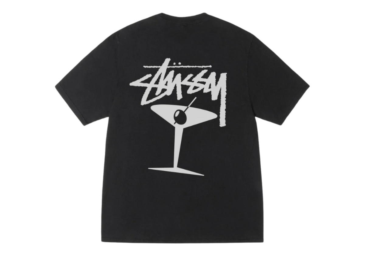 Stussy Stussy Martini Tee Pigment Dyed Black