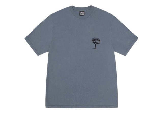 Stussy Stussy Martini Tee Pigment Dyed Navy - view 2