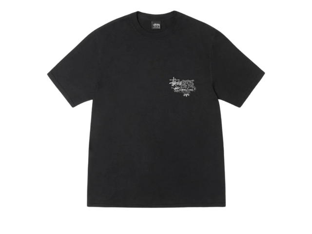 Stussy Stussy Respect The Pool Tee Pigment Dyed Black - view 2