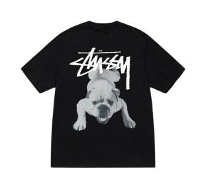 Buy Stussy Stock Dog Tee Black at Sasom – Authentic and Ready to Ship