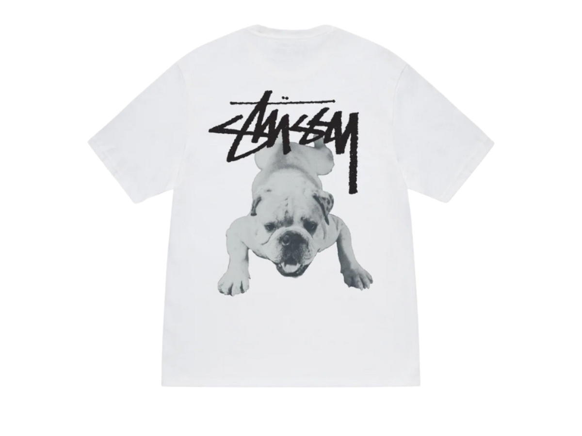 Stussy Stussy Stock Dog Tee White