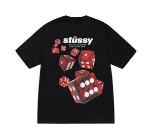 Buy Stussy Rollers Tee Black at Sasom – Authentic and Ready to Ship