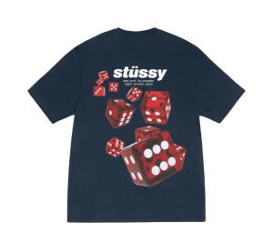 Buy Stussy Rollers Tee Navy at Sasom – Authentic and Ready to Ship