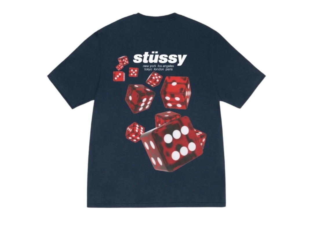 Stussy Stussy Rollers Tee Navy