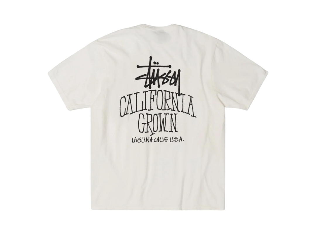 Stussy Stussy Cali Grown Tee Pigment Dyed Natural