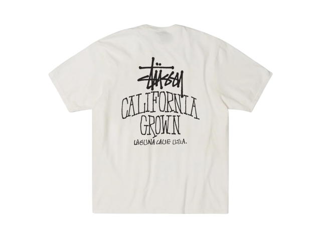 Stussy Stussy Cali Grown Tee Pigment Dyed Natural - view 1