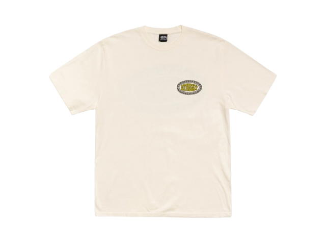 Stussy Stussy Tile Oval Tee Pigment Dyed Natural - view 1