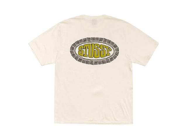 Stussy Stussy Tile Oval Tee Pigment Dyed Natural - view 2