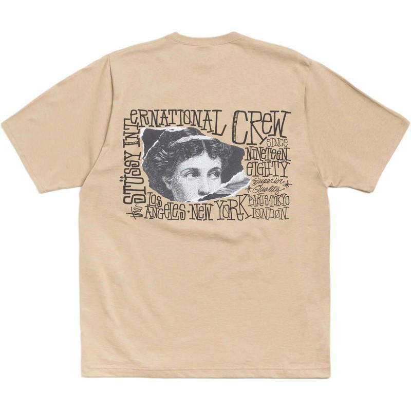 Stussy Stussy VICTORIA TEE - Khaki
