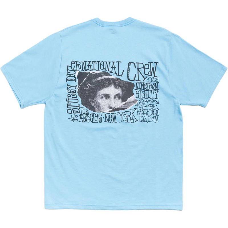 Stussy Stussy VICTORIA TEE - Sky Blue