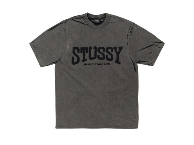 Stussy Stussy Burly Stone Washed Tee Black - view 1