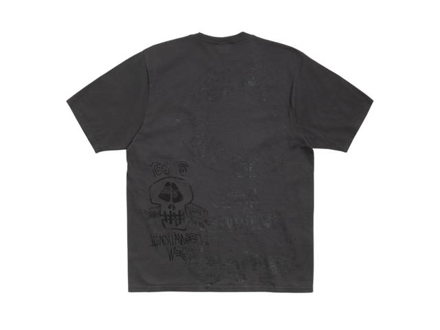 Stussy Stussy Skulls Tee Pigment Dyed Faded Black - view 2