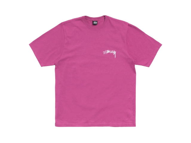 Stussy Stussy Skate Stack Tee Pigment Dyed Berry - view 2