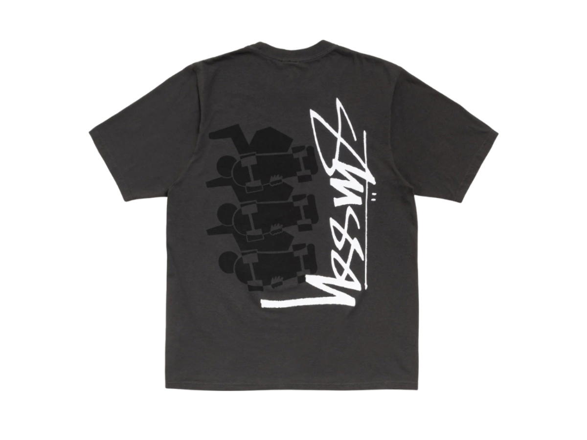 Stussy Stussy Skate Stack Tee Pigment Dyed Faded Black