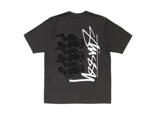 Stussy Stussy Skate Stack Tee Pigment Dyed Faded Black - view 1