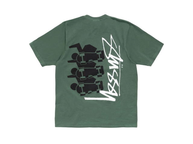 Stussy Stussy Skate Stack Tee Pigment Dyed Pine - view 1