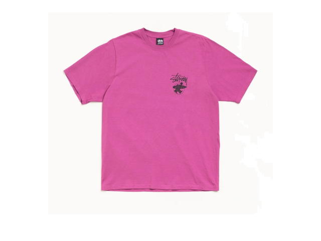 Stussy Stussy Long Haul Tee Pigment Dyed Berry - view 1