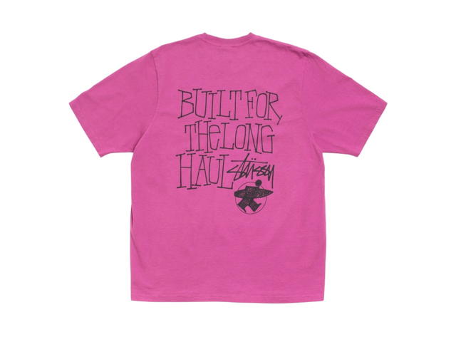 Stussy Stussy Long Haul Tee Pigment Dyed Berry - view 2