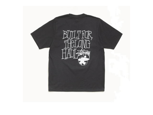 Stussy Stussy Long Haul Tee Pigment Dyed Faded Black - view 2