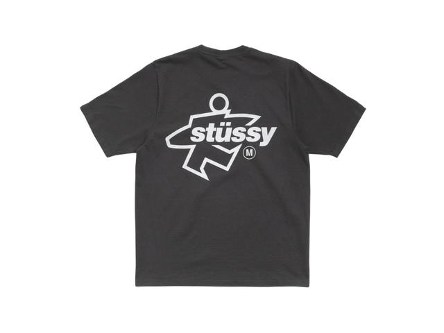Stussy Stussy Surf Size Tee Pigment Dyed Faded Black - view 1