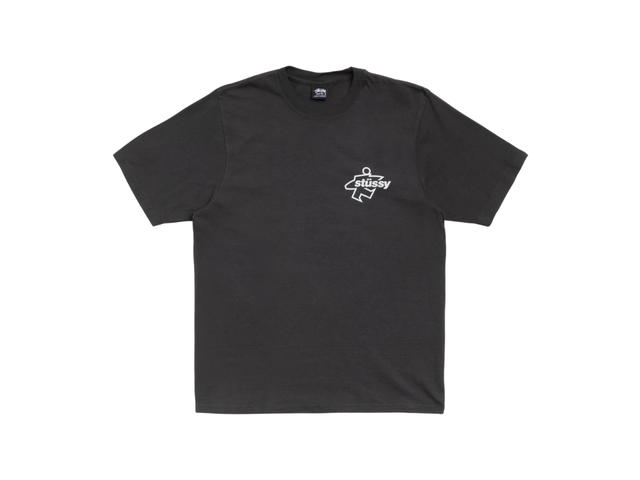 Stussy Stussy Surf Size Tee Pigment Dyed Faded Black - view 2