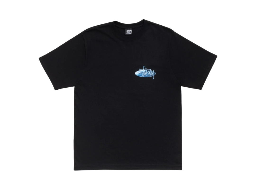 Stüssy Stussy Wave Oval Tee Black