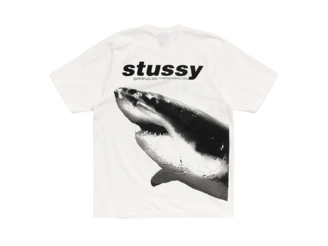 Stussy Stussy Shark Tee Pigment Dyed Natural - view 1