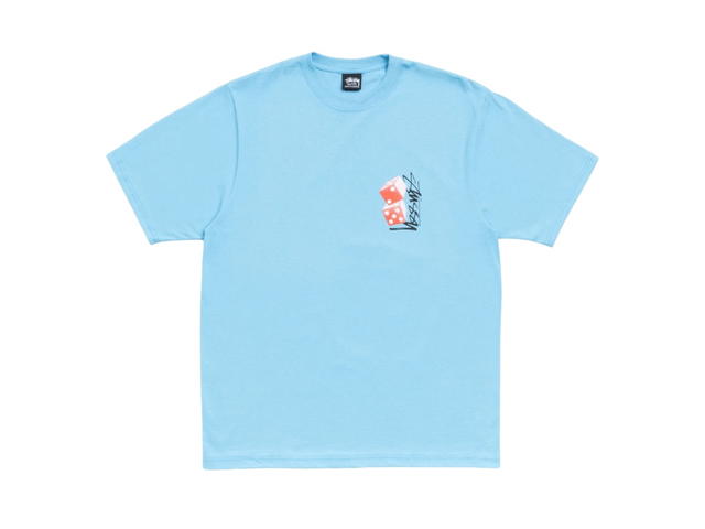 Stussy Stussy Tall Dice Tee Sky Blue - view 1