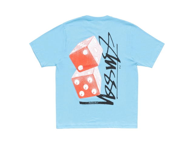 Stussy Stussy Tall Dice Tee Sky Blue - view 2