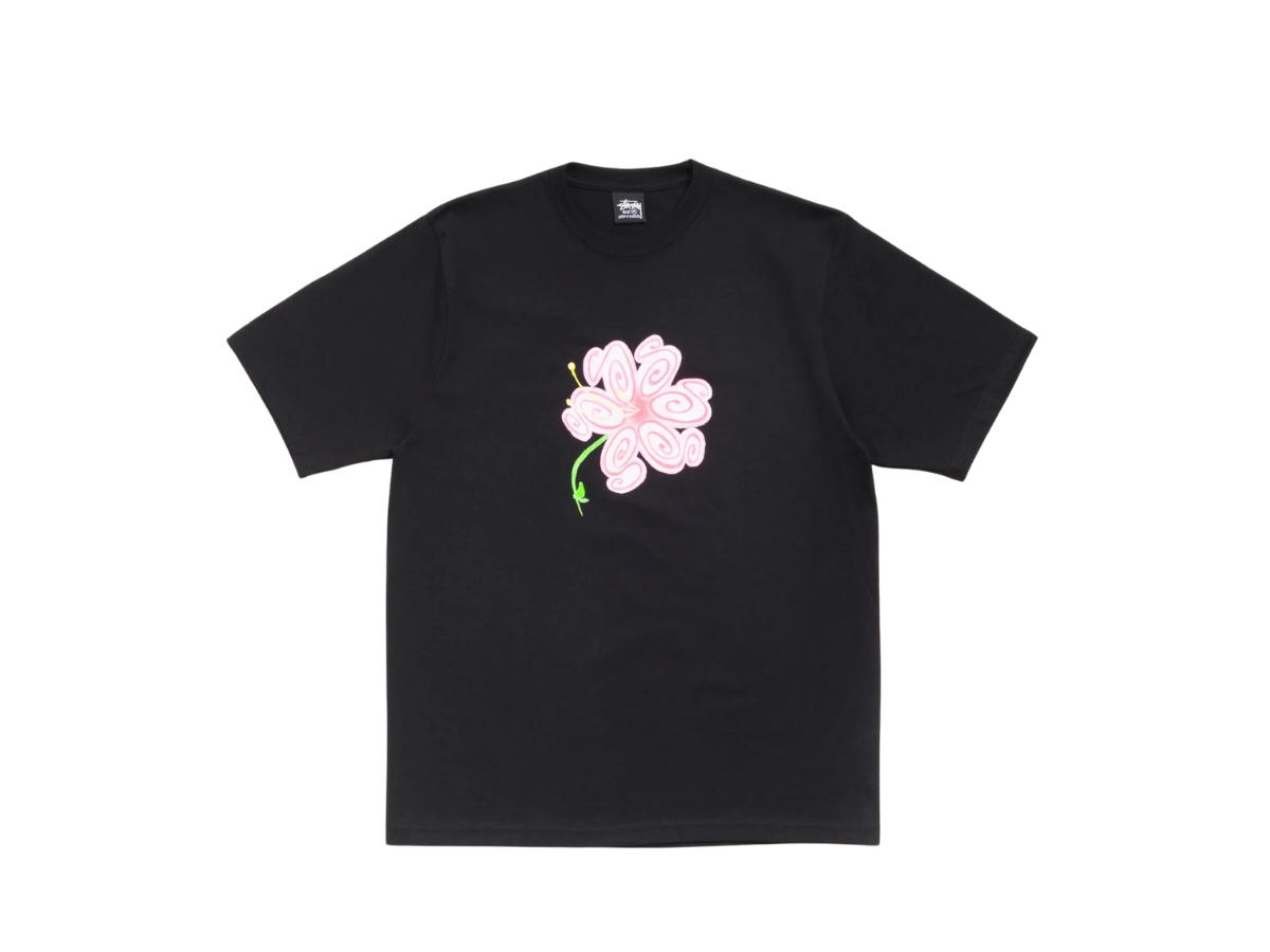 Stussy Stussy S Flower Tee Black