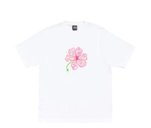 Buy Stussy S Flower Tee White at Sasom – Authentic and Ready to Ship