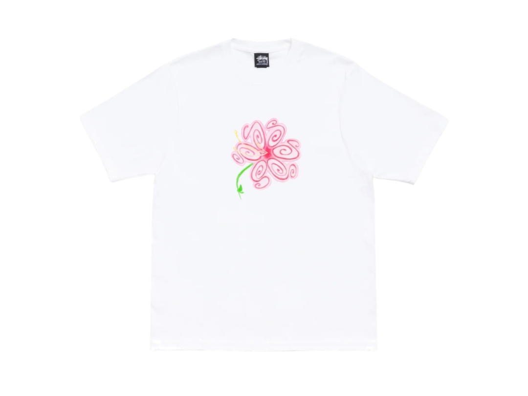Stussy Stussy S Flower Tee White