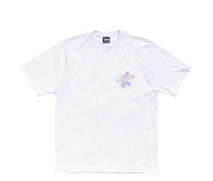 Buy Stussy Dot Surf Puff Print Tee Ash Heather at Sasom – Authentic and Ready to Ship