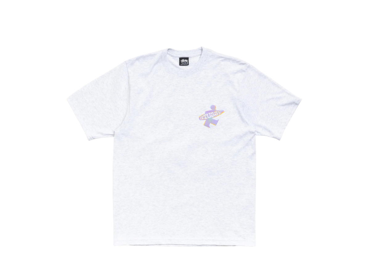 Stussy Stussy Dot Surf Puff Print Tee Ash Heather