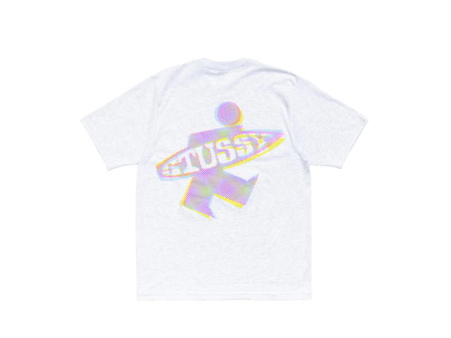 Stussy Stussy Dot Surf Puff Print Tee Ash Heather - view 2